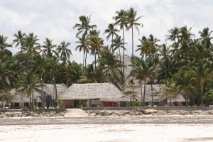 The Mapenzi Resort from the beach.