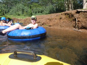 Brittney's having a good time!