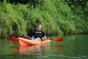 Jake - our scout and most seasoned kayaker!