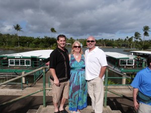 My boys, Brian and Rob, and me.  