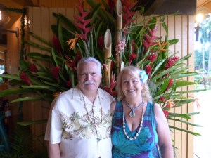 My handsome husband and Me.