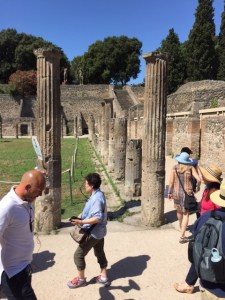 Some columns that have been reconstructed.
