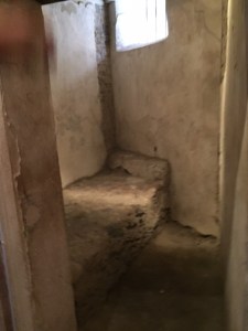 One of the rooms in the brothel.