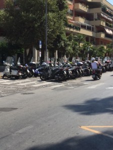 Lots of scooters here. Gas is approx $6 a gallon.