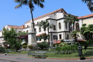 The piazza outside our Hotel.