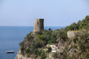 Anti-Saracen towers from hundreds of years ago for protecting the coastline. They are now Hotels.