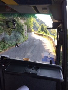 Heading into an s curve!